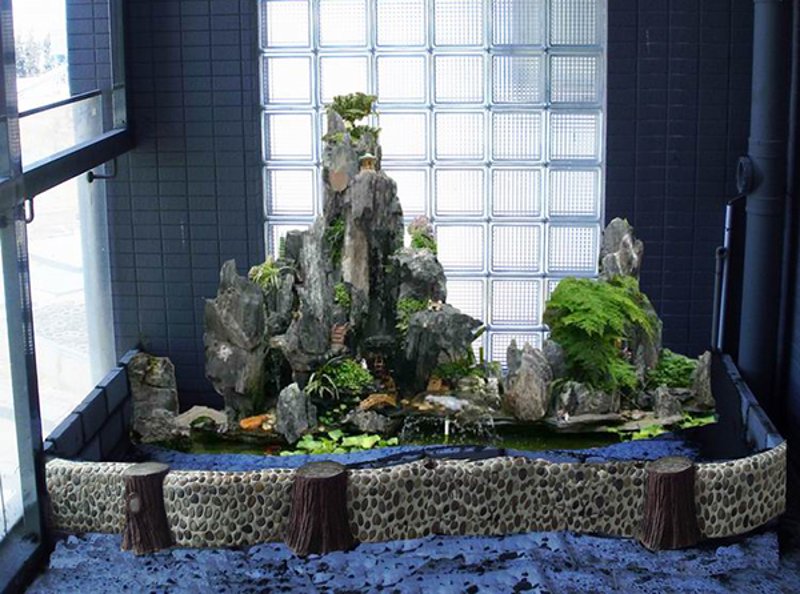 假山鱼池